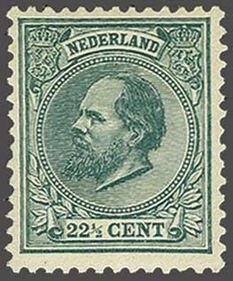 Lot 720 - Netherlands and former colonies NL 1872 King William III -  Corinphila Veilingen Auction 240: Single lots Netherlands and former colonies