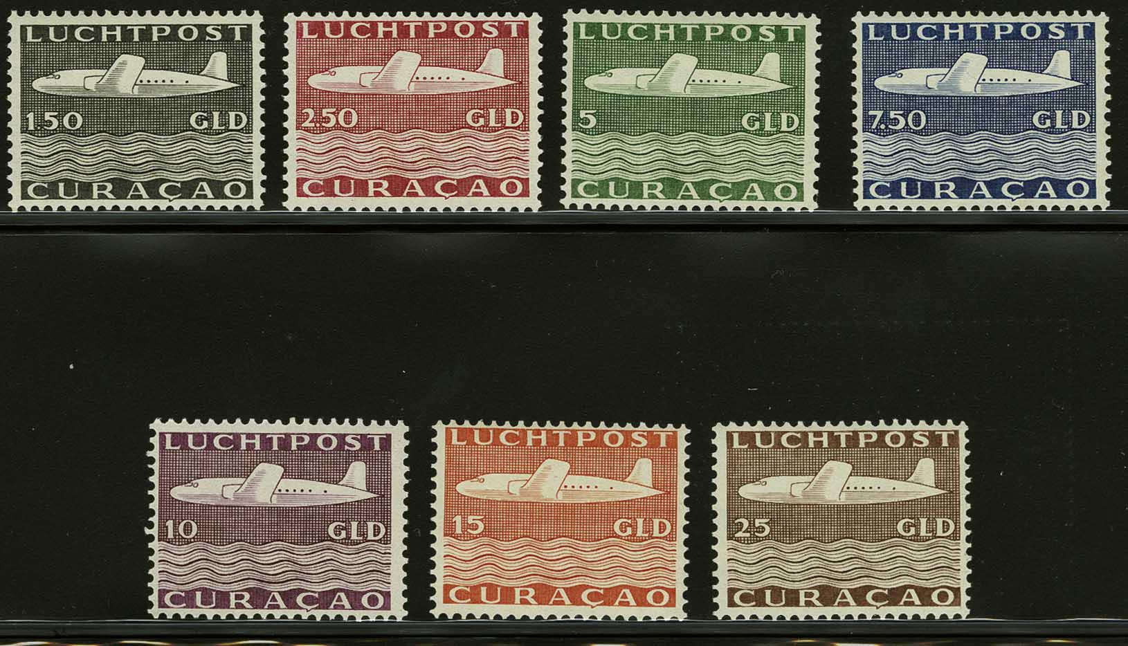 Lot 1381 - Netherlands and former colonies curacao -  Corinphila Veilingen Auction 240: Single lots Netherlands and former colonies