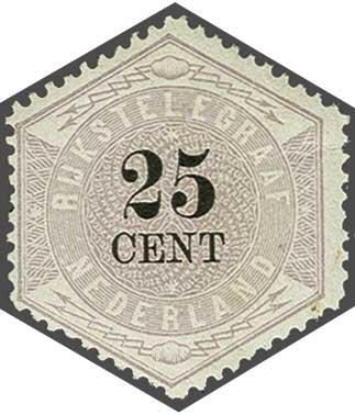 Lot 1192 - Netherlands and former colonies netherlands telegraph stamps -  Corinphila Veilingen Auction 240: Single lots Netherlands and former colonies