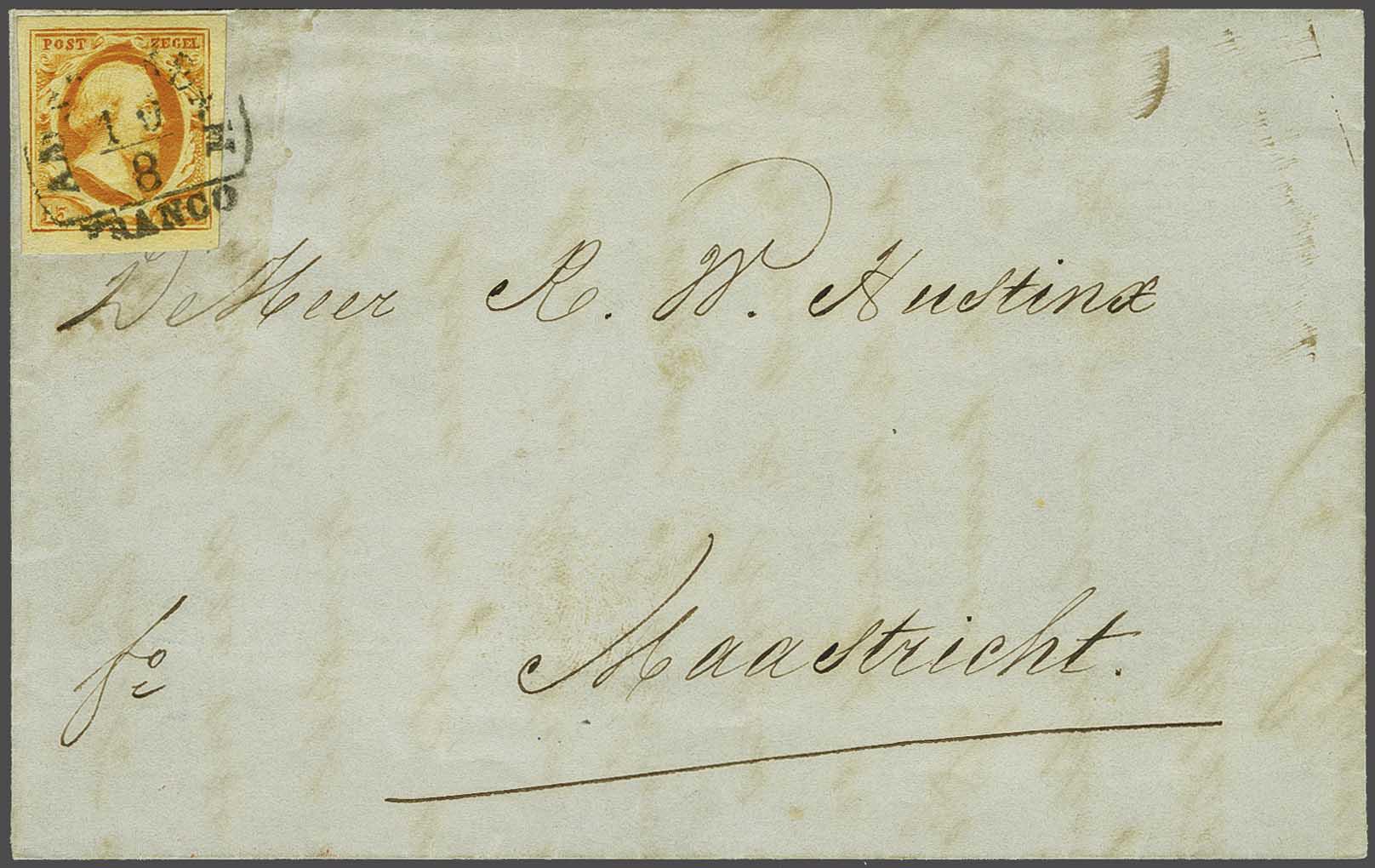 Lot 407 - Netherlands and former colonies NL Semi-circular Cancellation -  Corinphila Veilingen Auction 240: Single lots Netherlands and former colonies