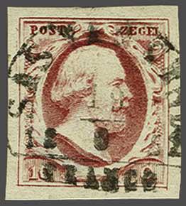 Lot 552 - Netherlands and former colonies NL Semi-circular Cancellation -  Corinphila Veilingen Auction 240: Single lots Netherlands and former colonies