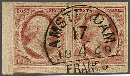 Lot 409 - Netherlands and former colonies NL Semi-circular Cancellation -  Corinphila Veilingen Auction 240: Single lots Netherlands and former colonies