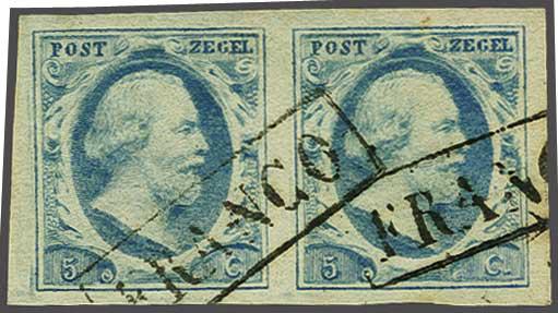 Lot 264 - Netherlands and former colonies NL 1852 King William III -  Corinphila Veilingen Auction 240: Single lots Netherlands and former colonies