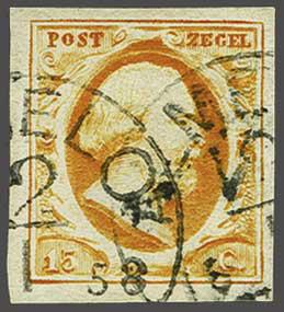 Lot 405 - Netherlands and former colonies NL Semi-circular Cancellation -  Corinphila Veilingen Auction 240: Pre-philately Netherlands and former colonies