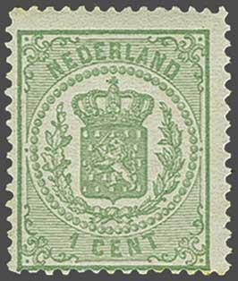 Lot 698 - Netherlands and former colonies NL 1869 Coat of Arms -  Corinphila Veilingen Auction 240: Single lots Netherlands and former colonies