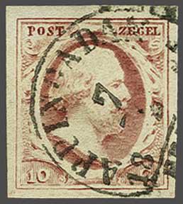 Lot 414 - Netherlands and former colonies NL Semi-circular Cancellation -  Corinphila Veilingen Auction 240: Single lots Netherlands and former colonies