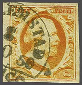Lot 595 - Netherlands and former colonies NL Semi-circular Cancellation -  Corinphila Veilingen Auction 240: Single lots Netherlands and former colonies