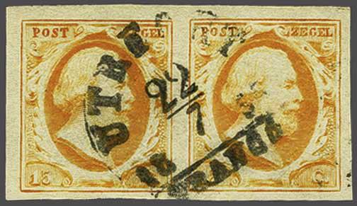 Lot 570 - Netherlands and former colonies NL Semi-circular Cancellation -  Corinphila Veilingen Auction 240: Single lots Netherlands and former colonies