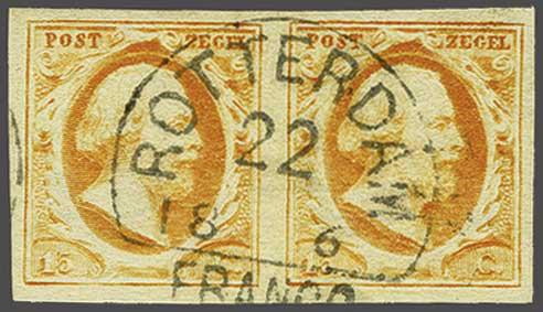 Lot 550 - Netherlands and former colonies NL Semi-circular Cancellation -  Corinphila Veilingen Auction 240: Single lots Netherlands and former colonies