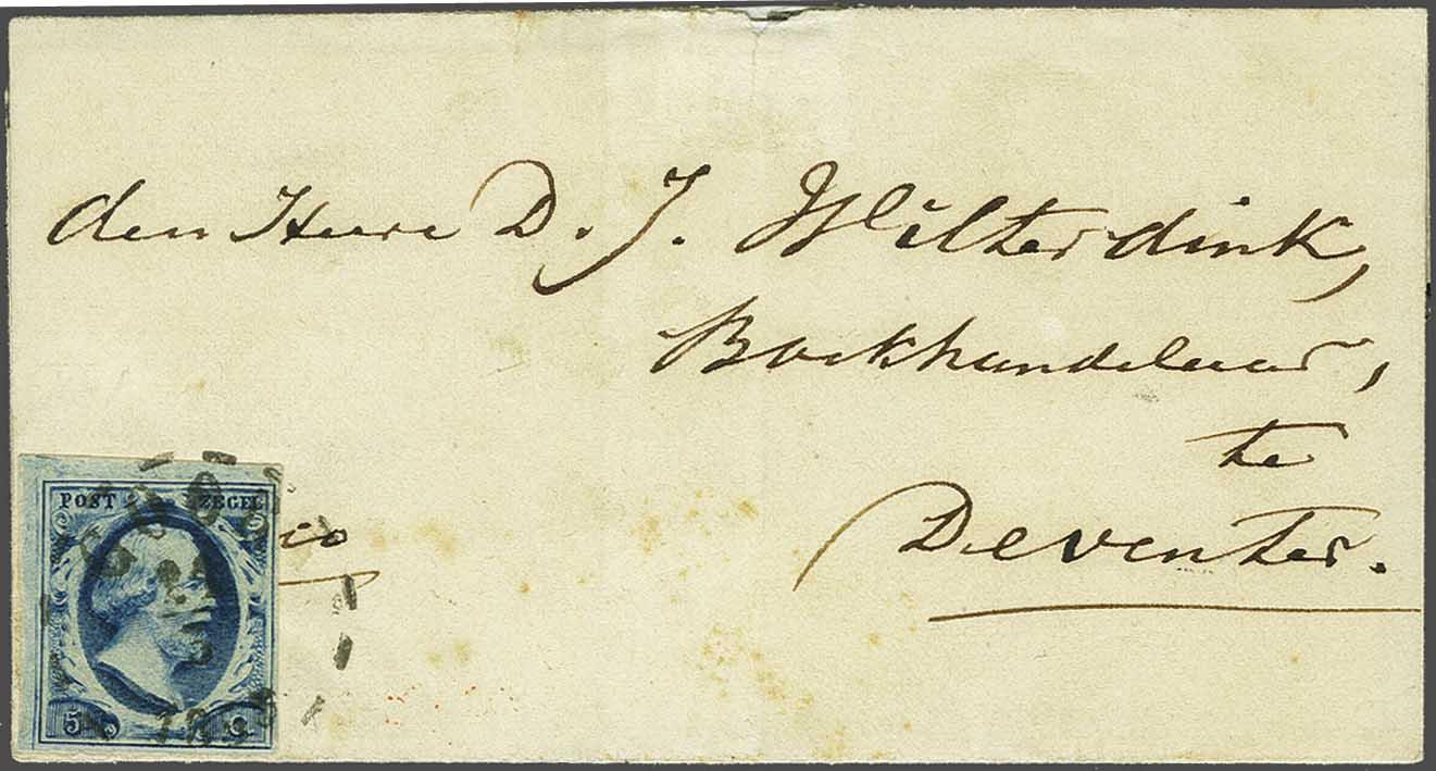 Lot 618 - Netherlands and former colonies NL 1852 King William III -  Corinphila Veilingen Auction 240: Single lots Netherlands and former colonies