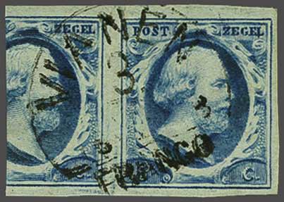 Lot 584 - Netherlands and former colonies NL Semi-circular Cancellation -  Corinphila Veilingen Auction 240: Pre-philately Netherlands and former colonies
