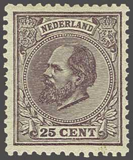 Lot 723 - Netherlands and former colonies NL 1872 King William III -  Corinphila Veilingen Auction 240: Single lots Netherlands and former colonies