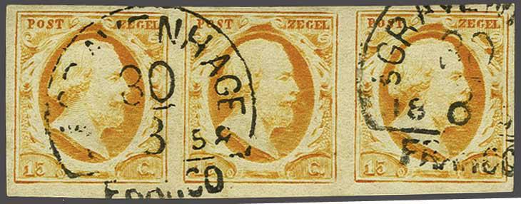 Lot 320 - Netherlands and former colonies NL 1852 King William III -  Corinphila Veilingen Auction 240: Single lots Netherlands and former colonies