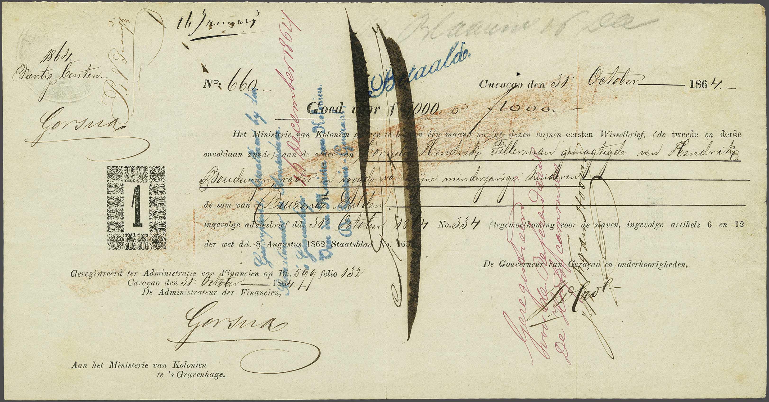 Lot 178 - Netherlands and former colonies curacao -  Corinphila Veilingen Auction 240: Single lots Netherlands and former colonies