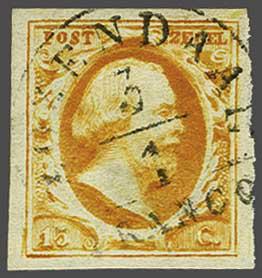 Lot 551 - Netherlands and former colonies NL Semi-circular Cancellation -  Corinphila Veilingen Auction 240: Single lots Netherlands and former colonies