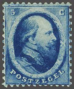 Lot 633 - Netherlands and former colonies NL 1864 King William III -  Corinphila Veilingen Auction 240: Single lots Netherlands and former colonies