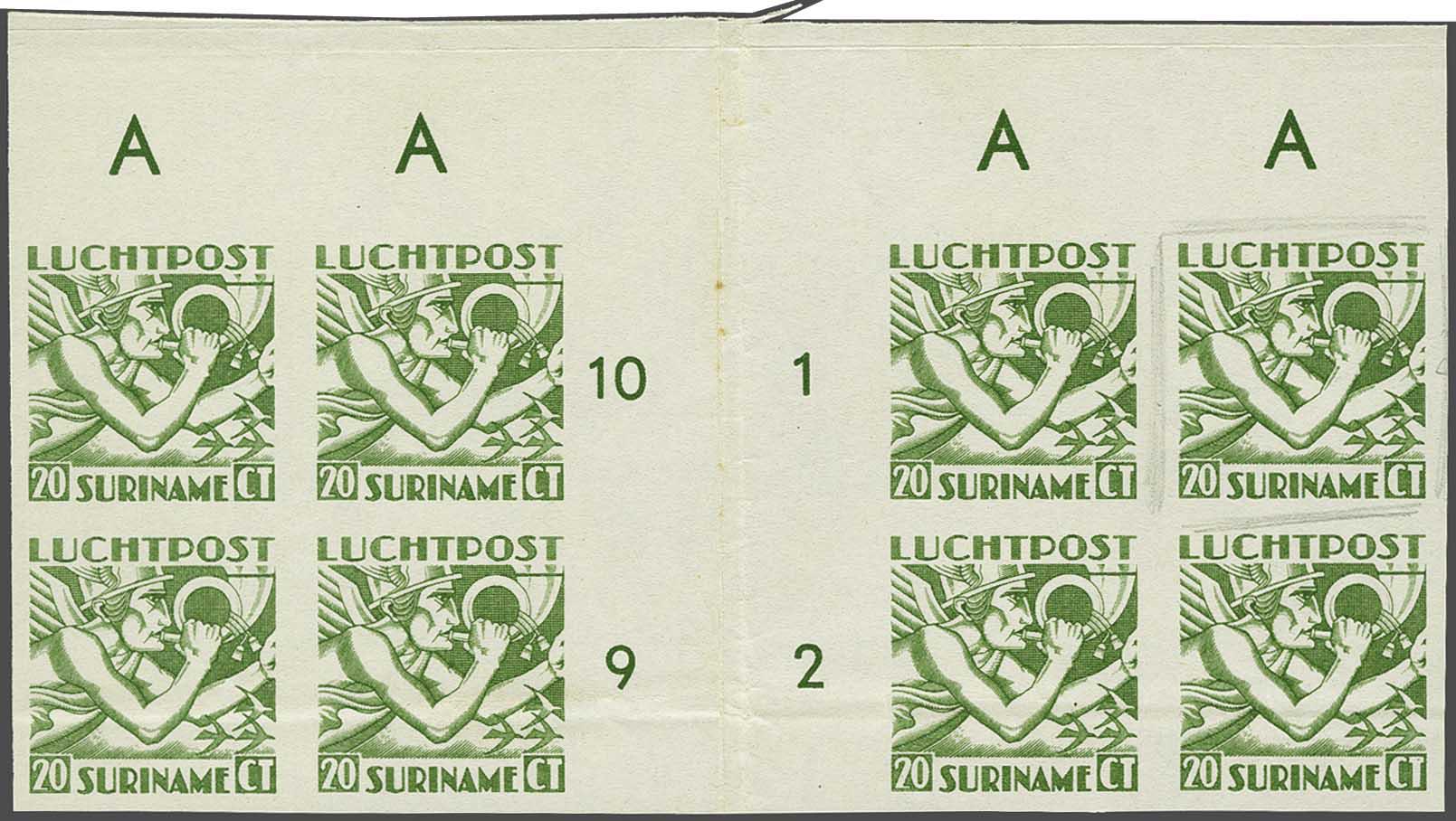 Lot 1416 - Netherlands and former colonies surinam -  Corinphila Veilingen Auction 240: Single lots Netherlands and former colonies