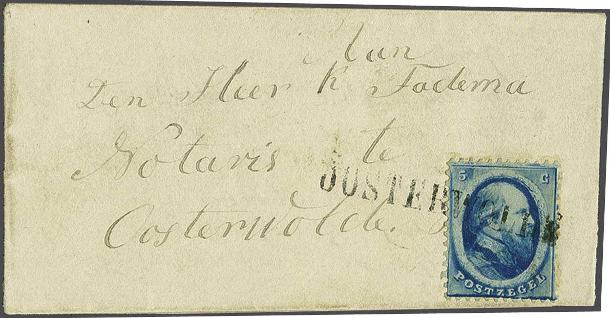 Lot 642 - Netherlands and former colonies NL 1864 King William III -  Corinphila Veilingen Auction 240: Pre-philately Netherlands and former colonies