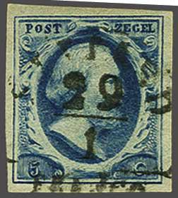 Lot 556 - Netherlands and former colonies NL Semi-circular Cancellation -  Corinphila Veilingen Auction 240: Pre-philately Netherlands and former colonies
