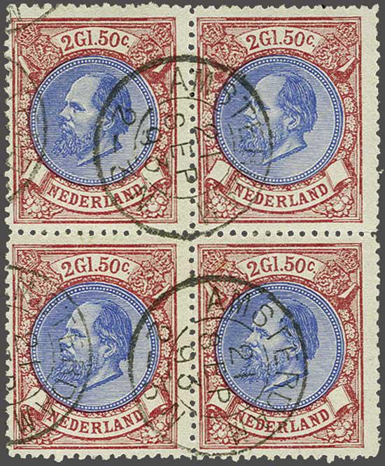 Lot 729 - Netherlands and former colonies NL 1872 King William III -  Corinphila Veilingen Auction 240: Single lots Netherlands and former colonies