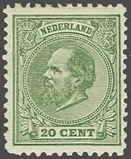 Lot 719 - Netherlands and former colonies NL 1872 King William III -  Corinphila Veilingen Auction 240: Single lots Netherlands and former colonies