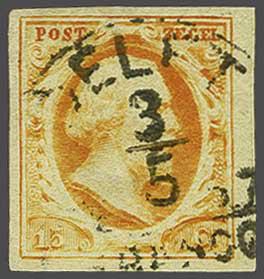 Lot 433 - Netherlands and former colonies NL Semi-circular Cancellation -  Corinphila Veilingen Auction 240: Pre-philately Netherlands and former colonies