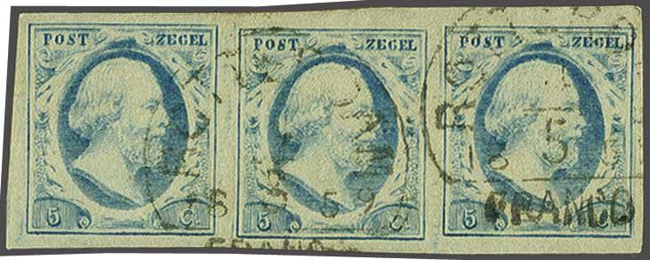 Lot 238 - Netherlands and former colonies NL 1852 King William III -  Corinphila Veilingen Auction 240: Single lots Netherlands and former colonies