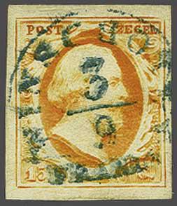 Lot 597 - Netherlands and former colonies NL Semi-circular Cancellation -  Corinphila Veilingen Auction 240: Single lots Netherlands and former colonies