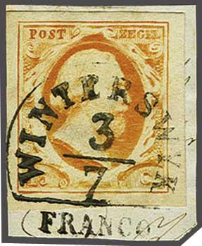 Lot 600 - Netherlands and former colonies NL Semi-circular Cancellation -  Corinphila Veilingen Auction 240: Single lots Netherlands and former colonies
