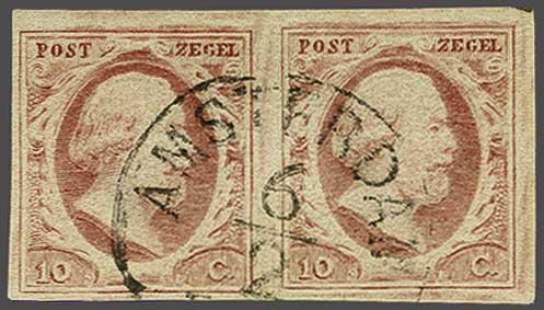 Lot 410 - Netherlands and former colonies NL Semi-circular Cancellation -  Corinphila Veilingen Auction 240: Single lots Netherlands and former colonies