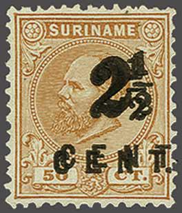 Lot 1405 - Netherlands and former colonies surinam -  Corinphila Veilingen Auction 240: Single lots Netherlands and former colonies