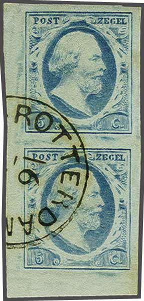Lot 251 - Netherlands and former colonies NL 1852 King William III -  Corinphila Veilingen Auction 240: Single lots Netherlands and former colonies