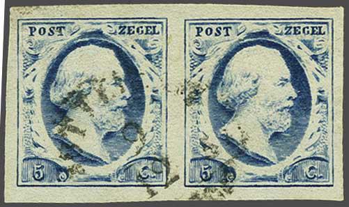 Lot 226 - Netherlands and former colonies NL 1852 King William III -  Corinphila Veilingen Auction 240: Single lots Netherlands and former colonies