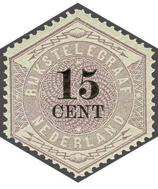 Lot 1187 - Netherlands and former colonies netherlands telegraph stamps -  Corinphila Veilingen Auction 240: Single lots Netherlands and former colonies