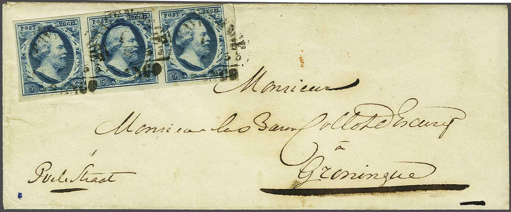 Lot 362 - Netherlands and former colonies NL 1852 King William III -  Corinphila Veilingen Auction 240: Single lots Netherlands and former colonies