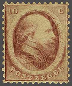Lot 639 - Netherlands and former colonies NL 1864 King William III -  Corinphila Veilingen Auction 240: Single lots Netherlands and former colonies
