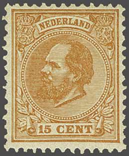 Lot 717 - Netherlands and former colonies NL 1872 King William III -  Corinphila Veilingen Auction 240: Single lots Netherlands and former colonies
