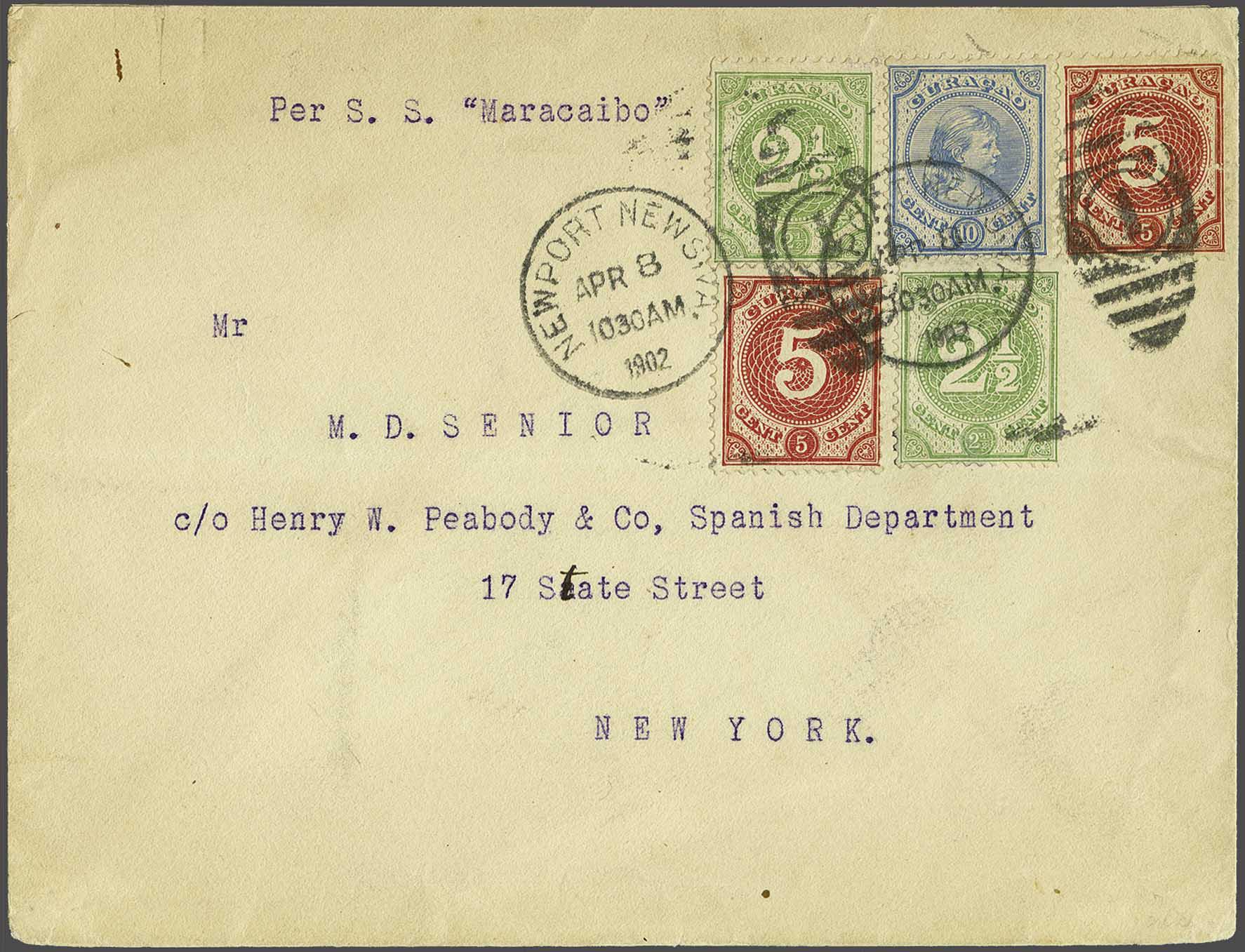 Lot 1363 - Netherlands and former colonies curacao -  Corinphila Veilingen Auction 240: Single lots Netherlands and former colonies