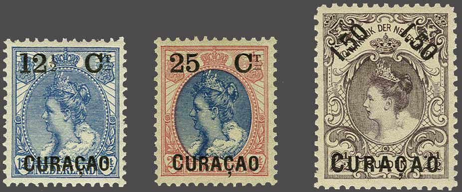 Lot 1366 - Netherlands and former colonies curacao -  Corinphila Veilingen Auction 240: Single lots Netherlands and former colonies