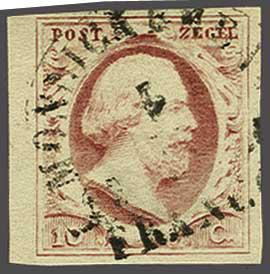Lot 533 - Netherlands and former colonies NL Semi-circular Cancellation -  Corinphila Veilingen Auction 240: Single lots Netherlands and former colonies