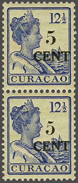 Lot 1371 - Netherlands and former colonies curacao -  Corinphila Veilingen Auction 240: Single lots Netherlands and former colonies
