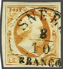 Lot 559 - Netherlands and former colonies NL Semi-circular Cancellation -  Corinphila Veilingen Auction 240: Pre-philately Netherlands and former colonies