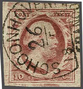 Lot 555 - Netherlands and former colonies NL Semi-circular Cancellation -  Corinphila Veilingen Auction 240: Pre-philately Netherlands and former colonies