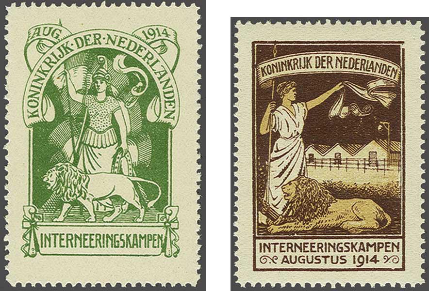 Lot 1206 - Netherlands and former colonies Netherlands Internment Stamps -  Corinphila Veilingen Auction 240: Single lots Netherlands and former colonies