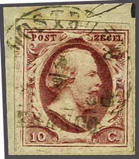 Lot 541 - Netherlands and former colonies NL Semi-circular Cancellation -  Corinphila Veilingen Auction 240: Pre-philately Netherlands and former colonies
