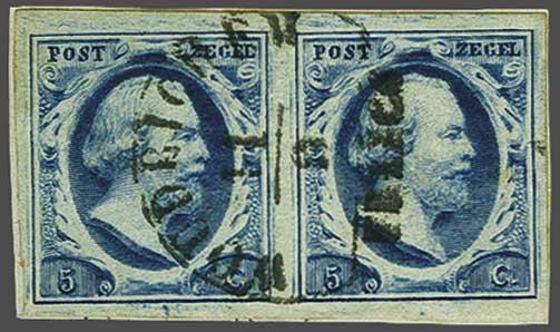 Lot 603 - Netherlands and former colonies NL Semi-circular Cancellation -  Corinphila Veilingen Auction 240: Single lots Netherlands and former colonies