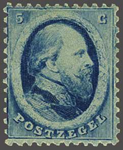 Lot 632 - Netherlands and former colonies NL 1864 King William III -  Corinphila Veilingen Auction 240: Single lots Netherlands and former colonies