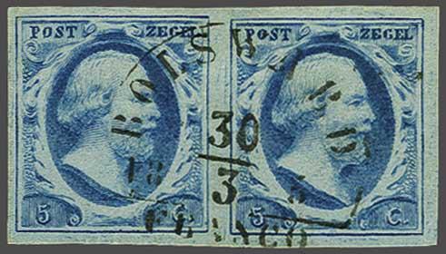 Lot 423 - Netherlands and former colonies NL Semi-circular Cancellation -  Corinphila Veilingen Auction 240: Single lots Netherlands and former colonies