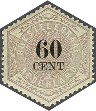 Lot 1195 - Netherlands and former colonies netherlands telegraph stamps -  Corinphila Veilingen Auction 240: Single lots Netherlands and former colonies