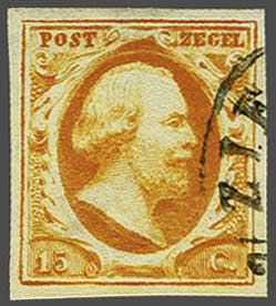 Lot 609 - Netherlands and former colonies NL Semi-circular Cancellation -  Corinphila Veilingen Auction 240: Single lots Netherlands and former colonies